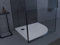 Piatto doccia piatto doccia a quarto cerchio 90 x 90 cm – Piatto doccia di alta qualità in acrilico sanitario, adatto per cabine doccia con un raggio di 55 cm e una superficie di 90 x 90 cm
