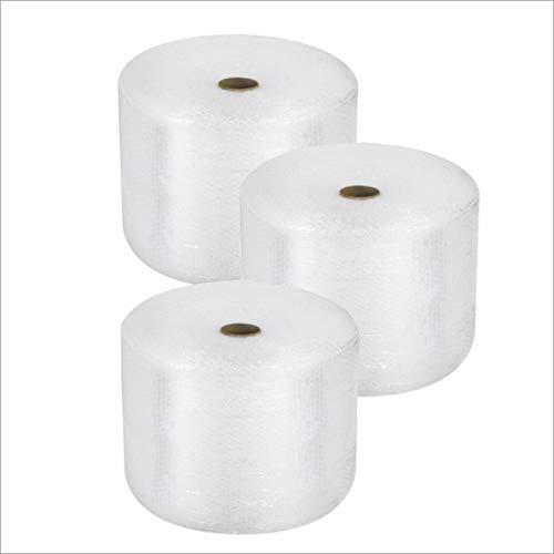 dieLUFTPOLSTERFOLIE 3x Luftpolsterfolie 30cm x 100m Verpackungsfolie Luftpolster Rolle Blisterfolie Noppenfolie Polsterfolie Umzug 30cm Knallfolie Polstermaterial Versand Transparent Umzugfolie 100