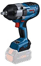 Bosch Professional BITURBO avvitatore a massa battente a batteria GDS 18V-1000 (coppia di serraggio 1.000 Nm, coppia di spunto 1.600 Nm, batterie e caricabatteria non inclusi, in scatola di cartone)
