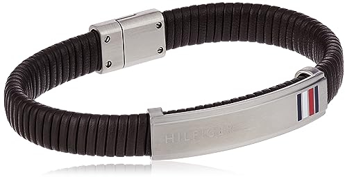 Tommy Hilfiger Jewelry Armband für Herren aus Leder Braune Farbe - 2790348