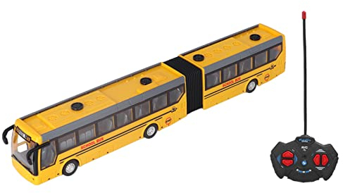 Bewinner Ferngesteuerter Bus, RC-Schulbus Im Maßstab 1:32, Allround-Bewegungs-Stadtbus-Spielzeug, Ferngesteuertes Auto, Elektronische Fahrzeuge, für Geburtstage, Weihnachten