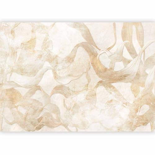 murando - Papier peint panoramique artistique 400x280 cm - Revêtement mural décoration pour chambre salon cuisine - Design unique et moderne - Beige gris - f-A-10118-a-a