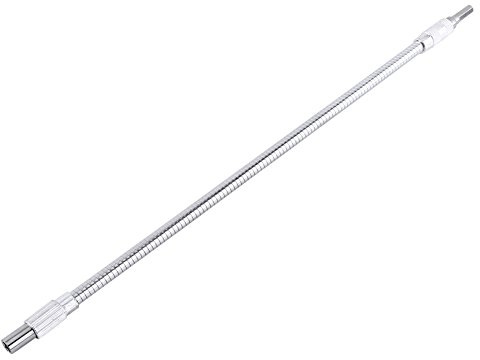 YUMILI 1 x Flexible Shaft Extension Bit Holder, 1/4 Inch Extension Screwdriver Shaft Bit Holder Flexible Connection Link (400 mm)