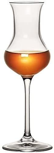 Kanduo JSY Beer Glasses 80ml Crystal Whisky Glass Thin Waist Tulip Whiskey Wine Tasting Cup Lead-free Crystal Spirit Glass Sweet Wine Glass Whiskey Scent Glass Tall Glass Drink Cup