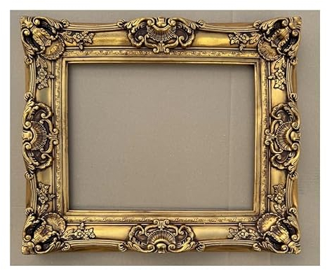 Generic Cadre baroque en bronze doré 70 x 60 cm Renaissance Opulence splendide nostalgie antique baroque Repro Style baroque