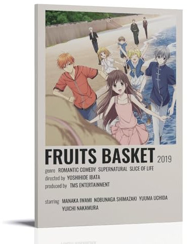 IKJIkkncf Anime Fruit Basket Poster Decorative Painting Canvas Wall Art Living Room Poster Bedroom Painting Wall Art Picture Print Modern Family Room Decor 16 x 24 Inches (40 x 60 cm)