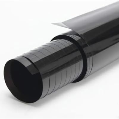 tönungsfolie Auto 300cmx50cm 5%-50% Schwarze Autofensterfolien Folie Auto Home Fenster Glas Sommer Solar Aufkleber Folien Autos scheibentönungsfolie(5 Percent Clear)