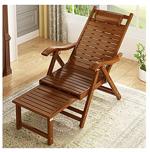 HPTHLY Garten-Relaxstühle Outdoor-Relaxsessel Terrassen-Loungesessel Bambus-Schaukelstuhl Liegestuhl Klappstuhl Klappbarer Holzschaukelstuhl Terrassen-Loungesessel Bambus-Schaukelstuhl