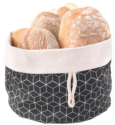 Metaltex 239250000 - Cestino per il pane in cotone