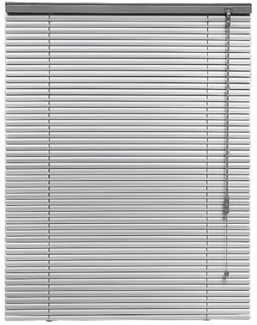 Argento Oscurante in Alluminio,Veneziana in Alluminio,Visibilità, Protezione dalla luce e ai Raggi Solari, Per privacy, Kit di Montaggio Incluso,Personalizzabile (85×120cm)