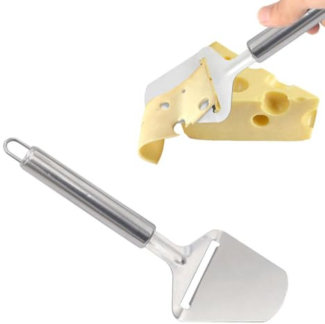 Hongoen 1 Stück Käsehobel,Käsemesser,Käseschneider,Käsehobel aus rostfreiem Edelstahl,Cheese slicer,Käsehobel Testsieger,Käseschneider für Hart- und Schnittkäse