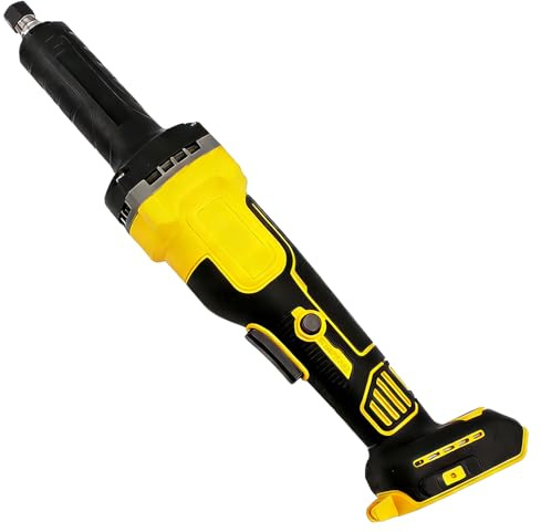 Akku Geradschleifer Kompatibel mit Dewalt 20V Batterie, 4 Variablen Geschwindigkeiten, Bürstenlos Geradeschleifer zum Schleifen Polieren Gravur (ohne Akku)