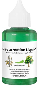 Alimento líquido para plantas, fertilizante líquido - Alimento Líquido Vegetal de Resurrección 50ml | Líquido de resurrección de flores, alimento de resurrección natural, solución de de a