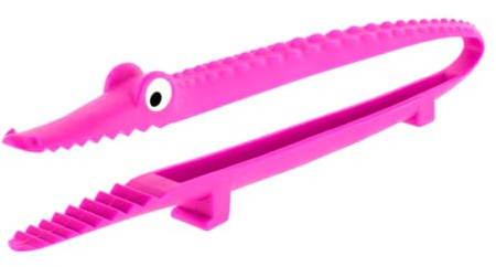 Pylones - Küchenzange Krokodil, rosa