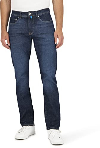 Pierre Cardin Jean Futureflex-Lyon Tapered Fit pour Homme, Bleu (Dark Vintage Blue 01), 38 W/30 L