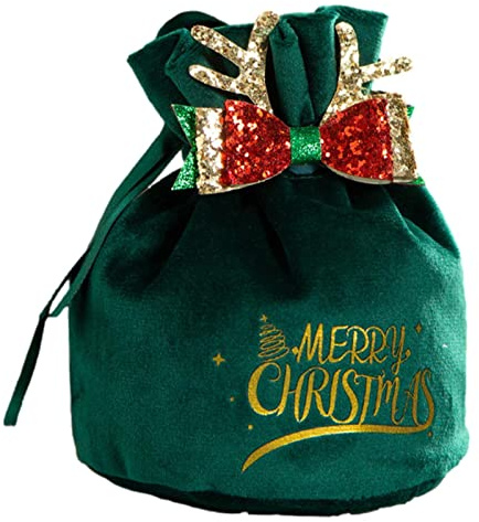 4 Stücke Weihnachten Säckchen Nikolaussäckchen Geschenksäckchen Schmuckbeutel Geschenkbeutel Mit Kordelzug Süßigkeiten Beutel Zum Befüllen Weihnachtsgeschenkbeutel Aus Samt Für Süßigkeiten, Snacks