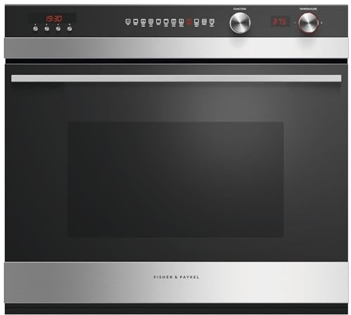 OB30SDEPX3N 30 Contemporary Series Built-In Single Wall Oven with 11 Oven Functions Pyrolytic Self Clean CoolTouch Door and AeroTech in Brushed Stainless Steel with Black Glass