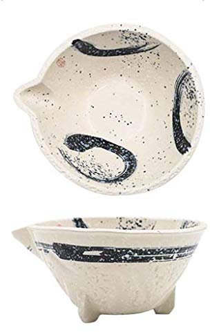 Insalatiera in ceramica dipinta a mano in stile giapponese, scodella per zuppa grande | Ciotola creativa | Adatto per ciotola da ristorante Ramen Bowl