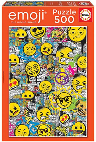 Educa - Puzzle 500 stücke Emoji Graffiti. Ab 10 Jahren. Ref.18485