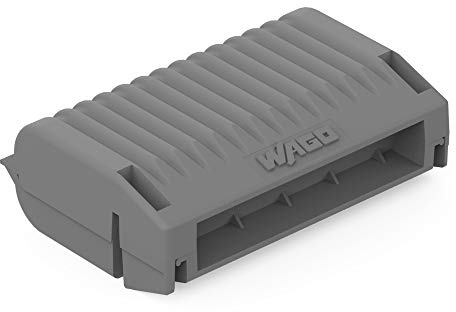 WAGO Gelbox, Boîtier de Dérivation, avec Gel, pour Séries 221 Ou 2273, Max. 4 mm², sans Bornes de Raccordement, Taille 3, Gris (3 Pcs)
