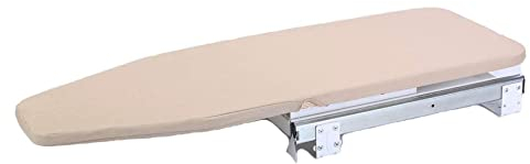 Table à repasser Table à repasser rétractable avec armoire rotative intégrée - Table à repasser pliable - housse résistante à la chaleur for économiser de l'espace,Planche à Repasser Pliable for Meubl