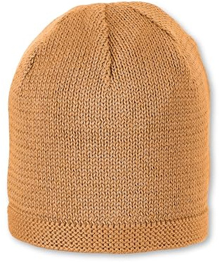Sterntaler Unisex OCS stickad mössa, mattgul, 35