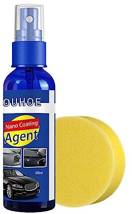 Auto Kratzer Reparatur Spray, Kunststoff Restore Beschichtungsmittel mit Schwamm, Auto Innenraum Kunststoff Kratzerentferner Langanhaltender Schutz