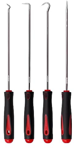 XPEX Rimozione del paraolio, Attrezzi Officina 4 Pezzi Gancio di Prelievo di Precisione Strumenti di Riparazione Automatica per Riparazioni Auto e Altre Manutenzioni Meccaniche