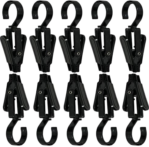 Confezione da 10 grandi ganci per luci festive, per camper, rimorchi, feste, camper, tende da sole, luci per luci per feste, decorazione per tende, tende, foto, decorazione per interni ed esterni