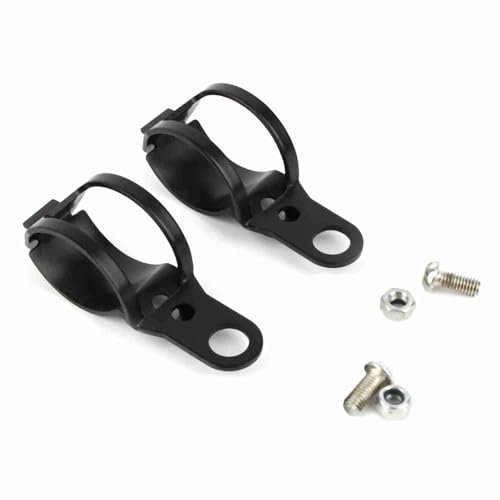 Support De Clignotant De Moto Zohisin Pinces De Relocalisation pour Fourche De 30 À 43 Mm en Noir pour Une Installation Robuste Et Esthétique sur Toutes Les Marques De Motocyclettes