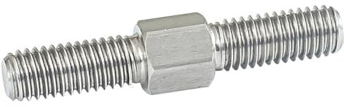 MNUPL M4-M16 Filettatura Sinistra e Destra Asta filettata a Doppia estremità Vite prigioniera con Barra filettata positiva e negativa in Acciaio Inossidabile 304(M16x150mm-1pcs)