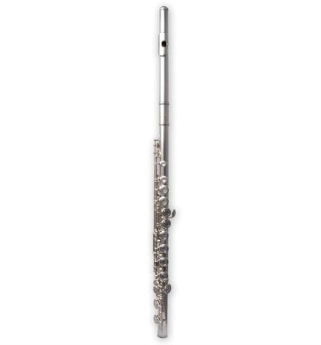 Soundman EFL-501 Querflöte mit 15 Klappen, E-Mechanik und Offset-G - Komplett mit Koffer und Reinigungszubehör