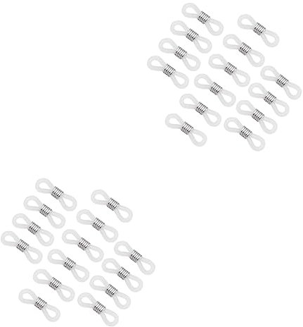Gogogmee 2 Juegos De Cadenas De Silicona Para Gafas Con Hebilla De Resorte Para Gafas De Sol (100 Unidades)