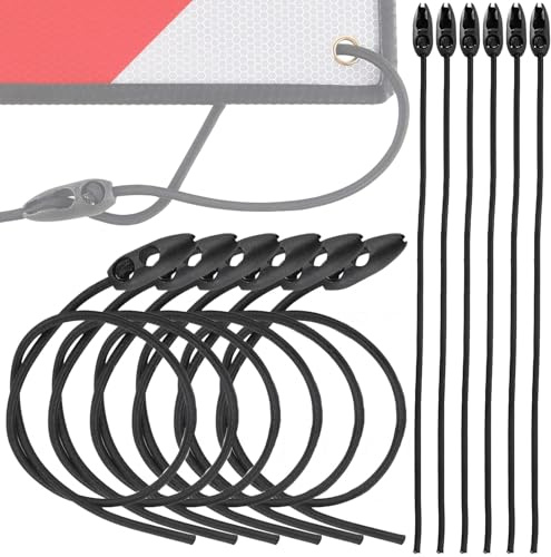 Lanpeeking Gepäckspanner für Warntafel Italien und Spanien – 12 Stück Spanngummis, Einstellbar, Multifunktional für Fahrräder, Motorräder und Camping (50cm)