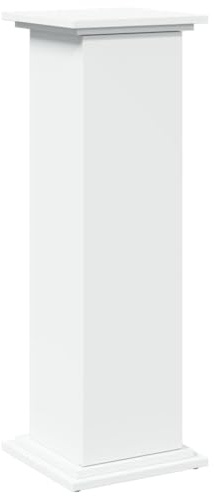 vidaXL Supporto Espositivo Portaoggetti Bianco 31x30x90 cm Truciolato, espositore a colonna, vetrina, mobile espositivo, piedistallo espositivo
