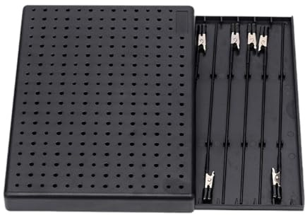 Qianly Hobby Modeling Tools, Spray Stand,with Clip Sticks,DIY Crafts,Wear Resistant Accessory Model Clip Base Holder