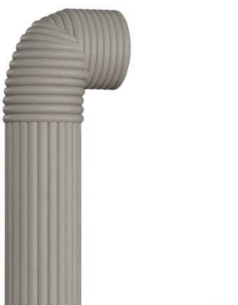 Foam Pipe Insulation Water Pipe Insulation Cover, Outdoor Water Pipe Anti-Freezing Strip Winter Insulation Tape 2m×8cm(Gray)