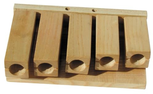 TrellaTon® Wooden Agogo 5er Set – quadratische Holzglocken | Wiemann Lehrmittel