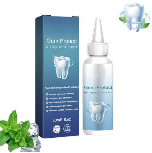 Gel de terapia de encía, gel reparador de dientes, reparación de recesiones, aliento fresco, limpieza profunda, protección y cuidado oral