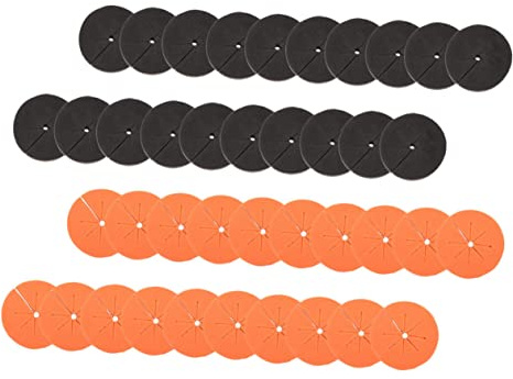ibasenice 40stücke Cloning Collars Eva Schwämme Für Hydroponik Und Pflanzenklonen Einsätze Für Gartensysteme Balkon Zuhause Schwarz Und Orange