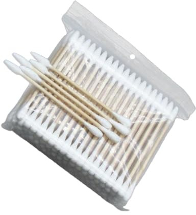 minkissy Hisopos De Algodón Multifunción 400 Piezas Tamaño Estándar Doble Punta Para Maquillaje Cuidado Personal Limpieza Diaria