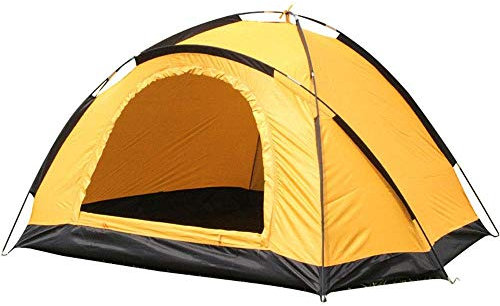 Tienda de Carpa Hand Al Aire Libre 3-4 Personas Gruesas a Prueba de Lluvia Doble Wild Acamping para Pesca de mochilero