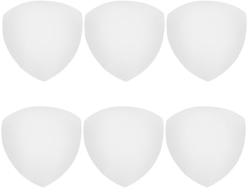 TOPPERFUN 3Paare Abnehmbare Einsätze für Damen Sportliche Cups und Polster für Bikini und Badeanzug Weiß Umweltfreundliches Material Passend für Cup Leicht und Tragbar