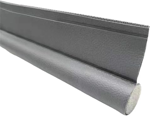 Door Seam Insulation Door Seal Strips Soundproofing Seal Weather Stripping Leather Strips for Home Soundproofing
