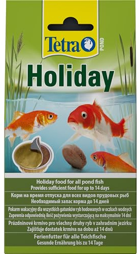 Tetra Holiday Pond Fish Food - 73g - Feed your fish for up to 14 day
