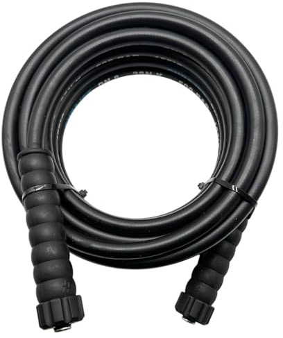 M&M Smartek Hochdruckschlauch 30m DN8 2SN M22 IG, 500 bar | DN8 2SN mit 2 Drahteinlagen, beidseitigem M22x1,5 IG und 14mm Dorn; bis 500 bar und 155 °C für intensive Einsätze geeignet.