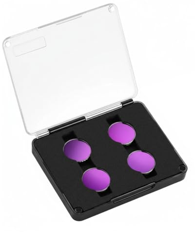 kesurpae Filter Sheets Mood Filter Lenses True Color Camera Lenses For Wedding Glass Simple Installation Photo Paper Sturdy And Durable, FLB01 4 Pack ND
