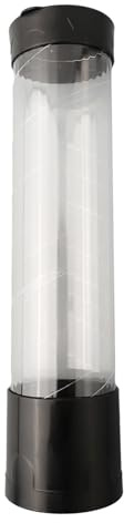 Vilgftyiet Portavasos automático desechable de montaje en pared y dispensador, alta capacidad para 40-45 tazas, caja de almacenamiento de plástico para cocina, baño o dormitorio, color blanco