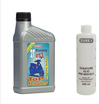 OLIO MOTO 2 TEMPI EUREX 2T SINTETIC LT 1 (Lubrificante semisintetico) + MISURINO DOSATORE CON TAPPO