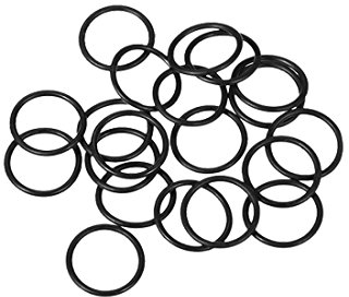 sourcing map 20 Stück Metrische Nitrilkautschuk O-Ringe Dichtung 8mm AD 6mm ID 1mm Breite